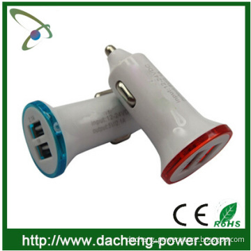 5V 2.1A cigarette lighter usb car battery charger for Ipad Samsung